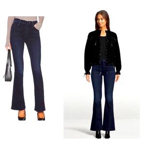 MOTHER Dark Blue Flare Jeans